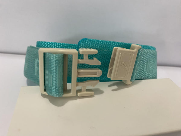 Casio Watchband Baby-G. G-File Aqua Green Nylon Grip Wrap Around Strap. 20mm