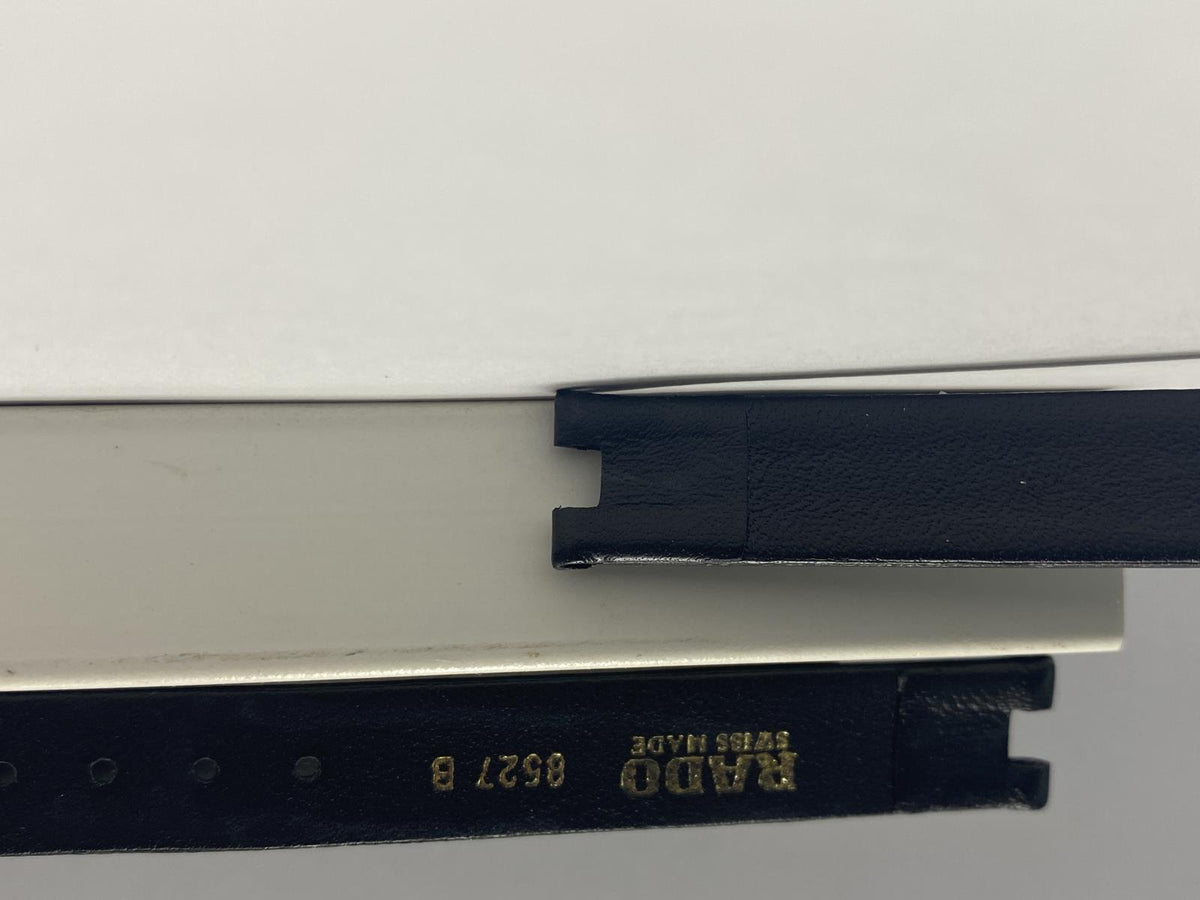 Rado Coupole Ladies Original Watchband With Gold Tone Rado Engraved Buckle.Strap