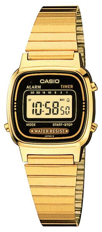 Casio LA670WGA-1DF 25mm Gold Stainless Steel Women's Wristwatch